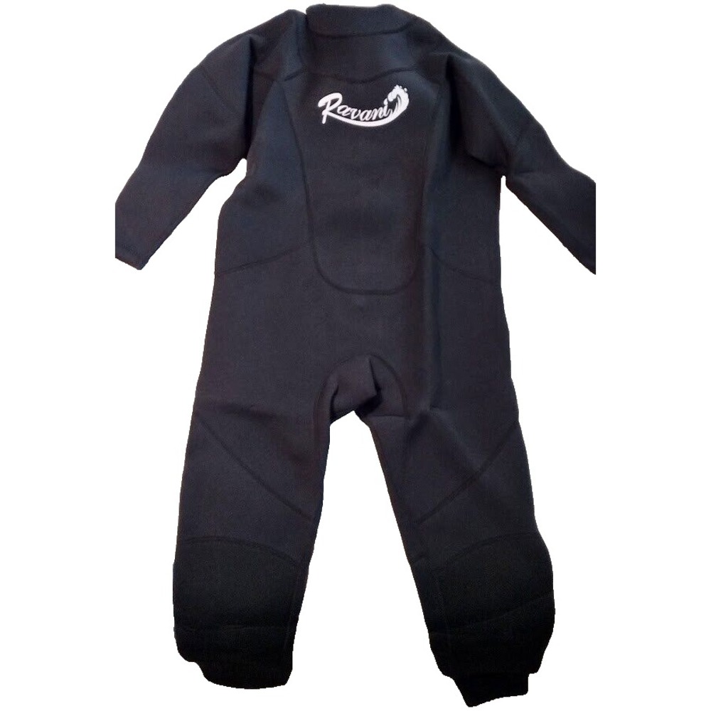 Ravani Full Body Wetsuit Long Sleeve Neoprene Nylon Jersey Black‎ size XLS